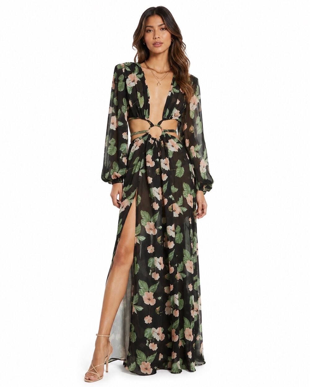BRONX & BANCO Jungle Cut Out Dress